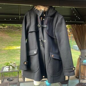 Trina Turk Fine Lambswool Blend Winter Coat